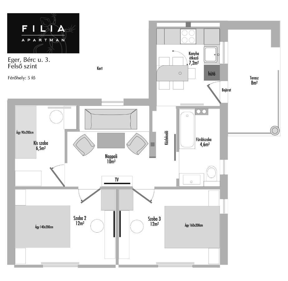 Filia Apartman Eger Exterior photo
